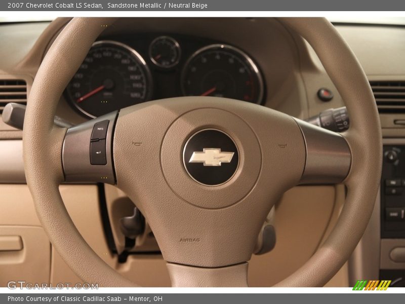 Sandstone Metallic / Neutral Beige 2007 Chevrolet Cobalt LS Sedan