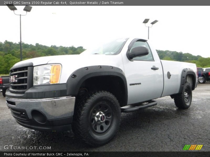 Quicksilver Metallic / Dark Titanium 2012 GMC Sierra 1500 Regular Cab 4x4