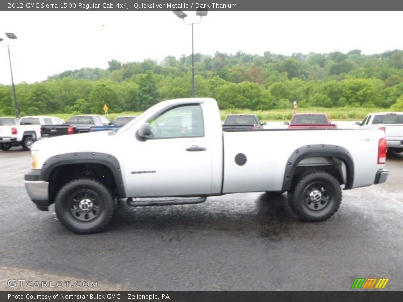 Quicksilver Metallic / Dark Titanium 2012 GMC Sierra 1500 Regular Cab 4x4