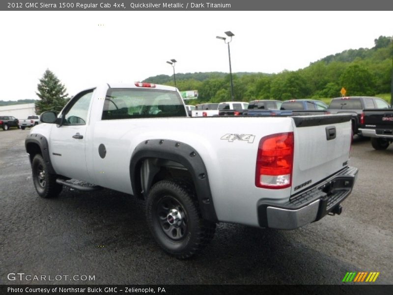 Quicksilver Metallic / Dark Titanium 2012 GMC Sierra 1500 Regular Cab 4x4