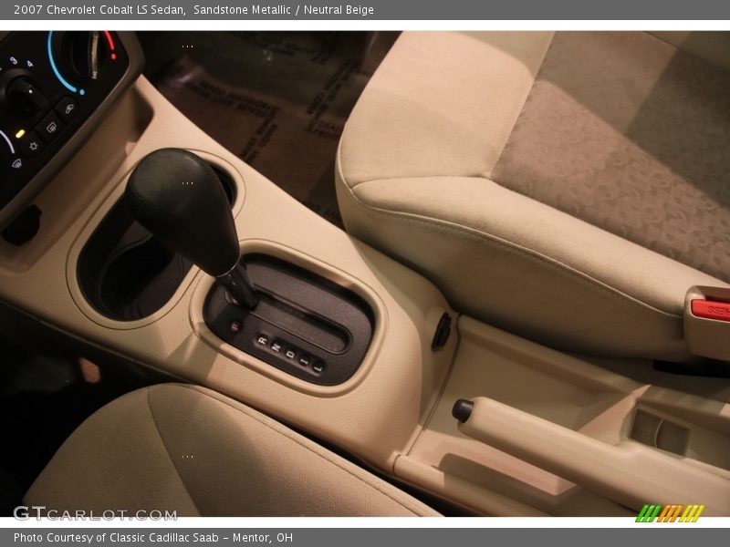Sandstone Metallic / Neutral Beige 2007 Chevrolet Cobalt LS Sedan
