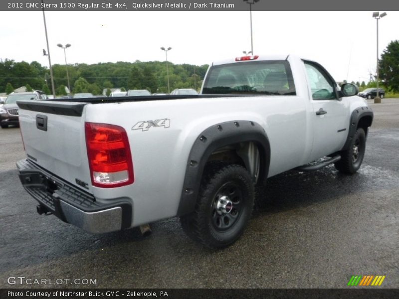 Quicksilver Metallic / Dark Titanium 2012 GMC Sierra 1500 Regular Cab 4x4
