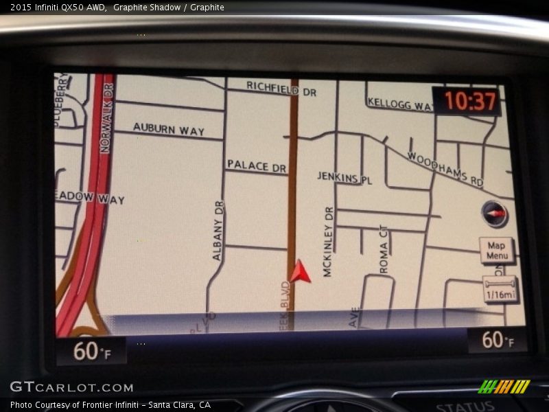 Graphite Shadow / Graphite 2015 Infiniti QX50 AWD