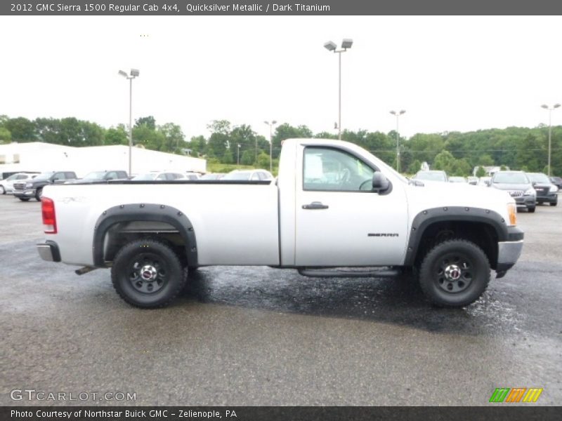 Quicksilver Metallic / Dark Titanium 2012 GMC Sierra 1500 Regular Cab 4x4