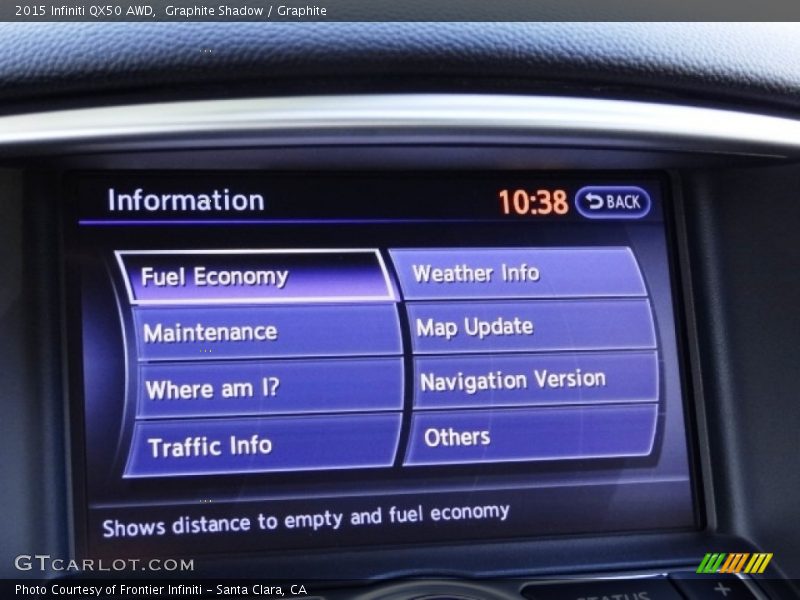 Graphite Shadow / Graphite 2015 Infiniti QX50 AWD
