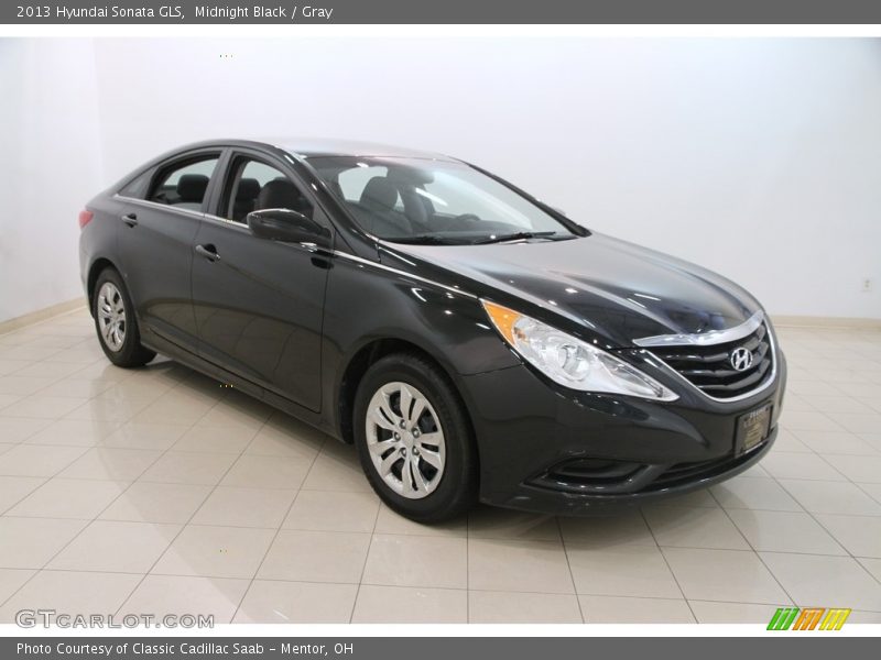 Midnight Black / Gray 2013 Hyundai Sonata GLS