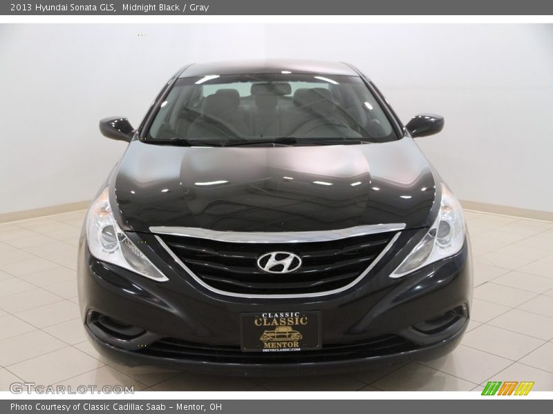 Midnight Black / Gray 2013 Hyundai Sonata GLS