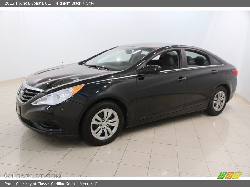 Midnight Black / Gray 2013 Hyundai Sonata GLS