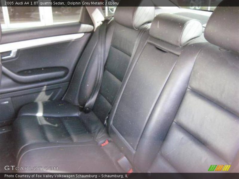 Dolphin Grey Metallic / Ebony 2005 Audi A4 1.8T quattro Sedan