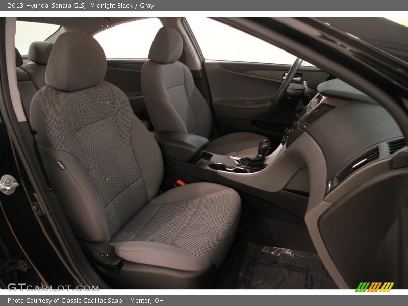 Midnight Black / Gray 2013 Hyundai Sonata GLS