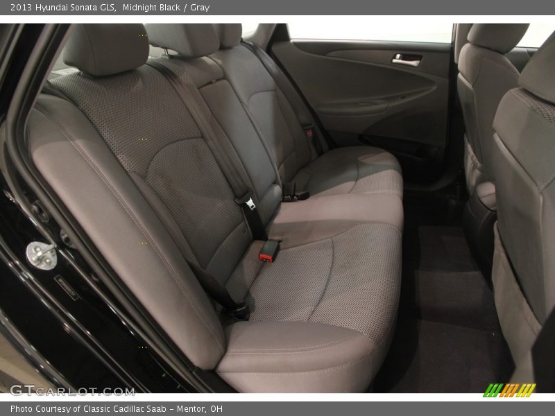 Midnight Black / Gray 2013 Hyundai Sonata GLS