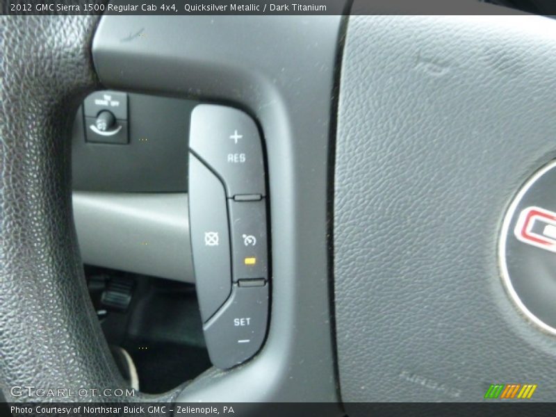 Quicksilver Metallic / Dark Titanium 2012 GMC Sierra 1500 Regular Cab 4x4