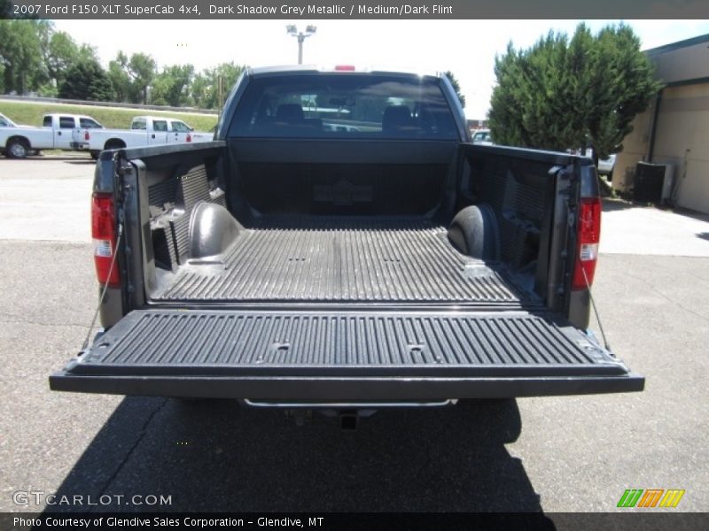 Dark Shadow Grey Metallic / Medium/Dark Flint 2007 Ford F150 XLT SuperCab 4x4