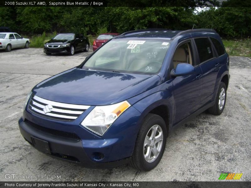 Sapphire Blue Metallic / Beige 2008 Suzuki XL7 AWD