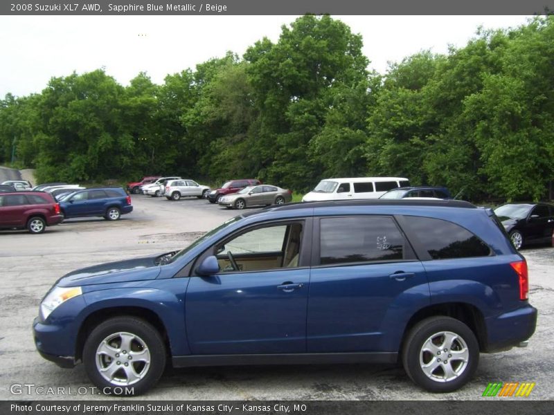 Sapphire Blue Metallic / Beige 2008 Suzuki XL7 AWD