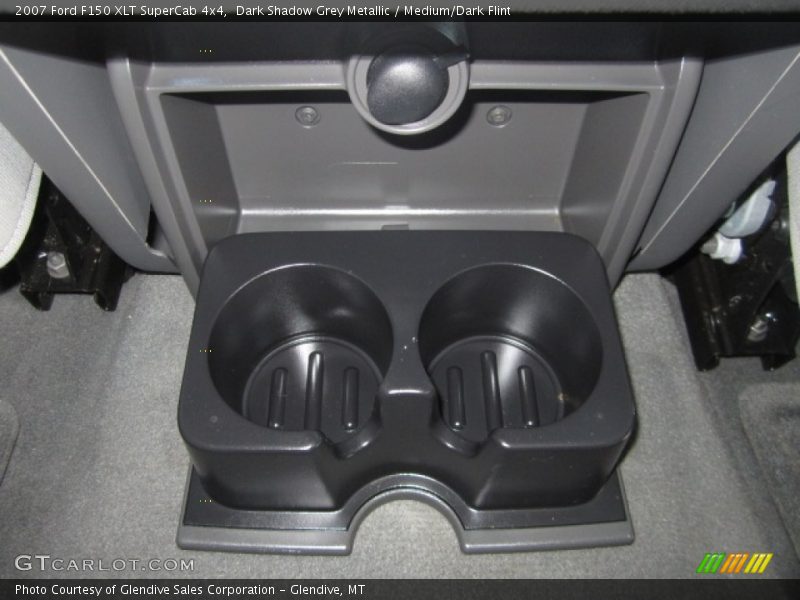 Dark Shadow Grey Metallic / Medium/Dark Flint 2007 Ford F150 XLT SuperCab 4x4
