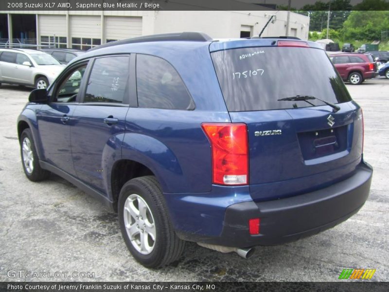 Sapphire Blue Metallic / Beige 2008 Suzuki XL7 AWD