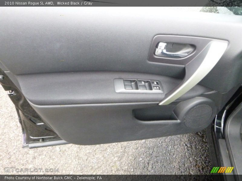 Wicked Black / Gray 2010 Nissan Rogue SL AWD