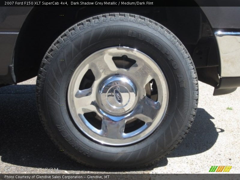 Dark Shadow Grey Metallic / Medium/Dark Flint 2007 Ford F150 XLT SuperCab 4x4