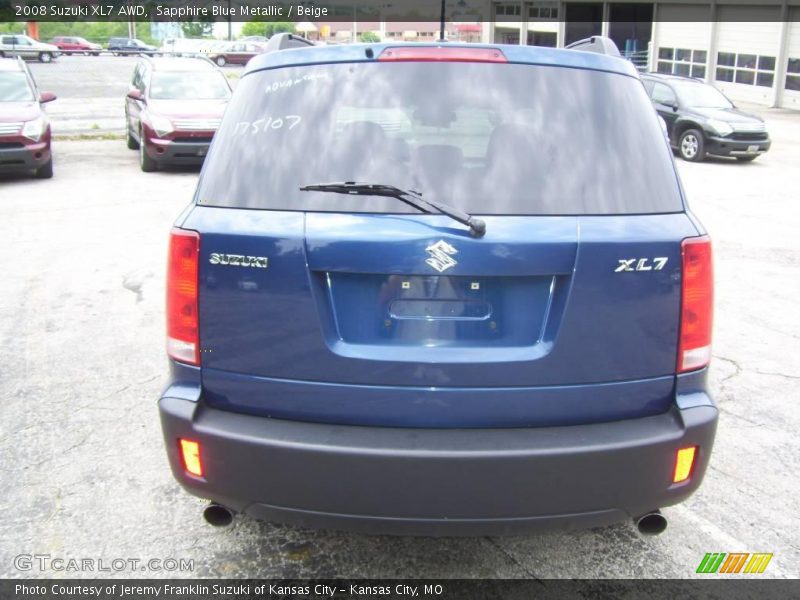 Sapphire Blue Metallic / Beige 2008 Suzuki XL7 AWD