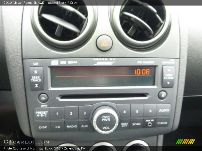 Wicked Black / Gray 2010 Nissan Rogue SL AWD