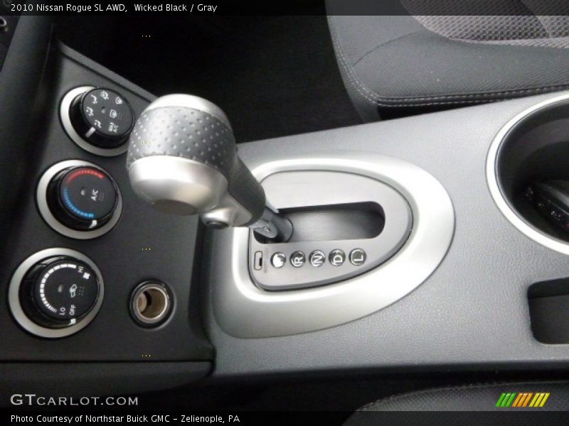 Wicked Black / Gray 2010 Nissan Rogue SL AWD