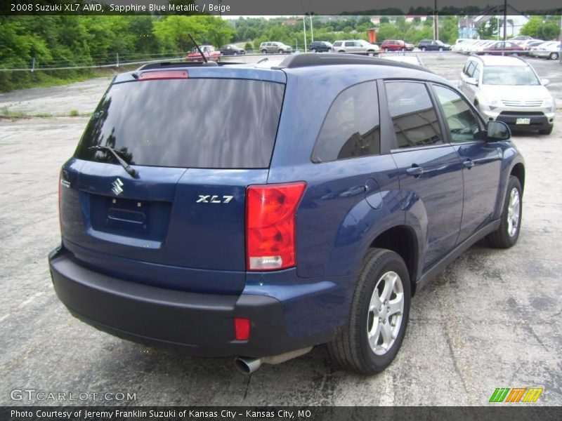 Sapphire Blue Metallic / Beige 2008 Suzuki XL7 AWD