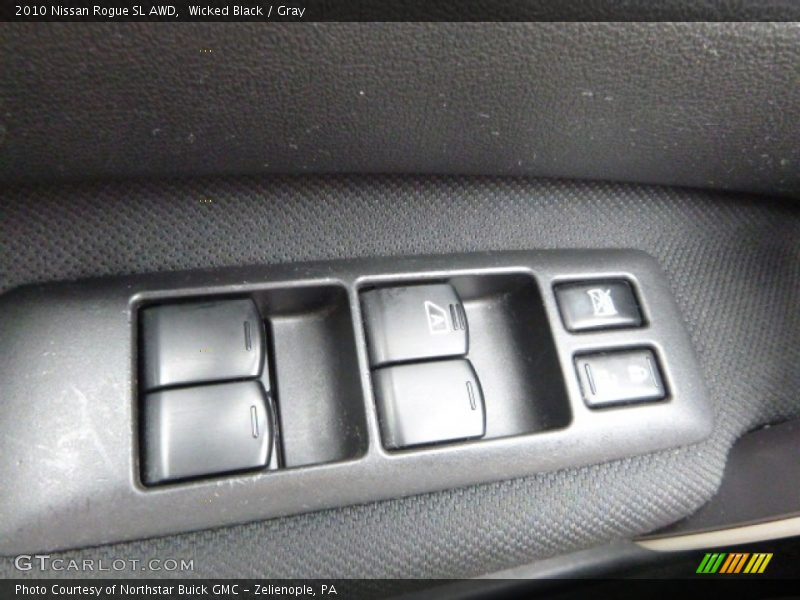 Wicked Black / Gray 2010 Nissan Rogue SL AWD