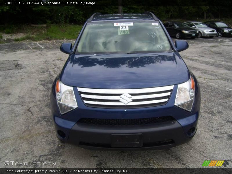 Sapphire Blue Metallic / Beige 2008 Suzuki XL7 AWD