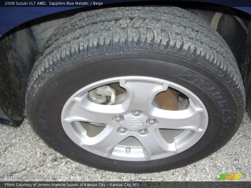 Sapphire Blue Metallic / Beige 2008 Suzuki XL7 AWD