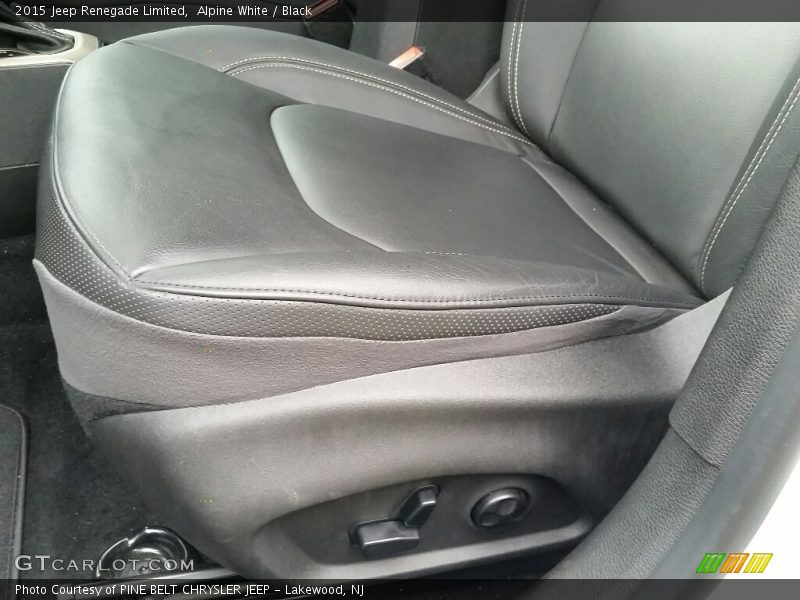 Alpine White / Black 2015 Jeep Renegade Limited