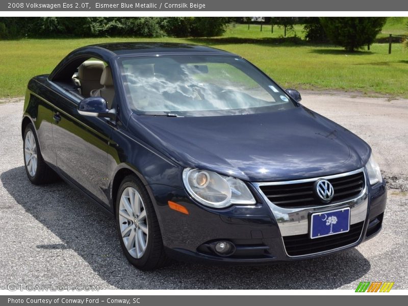 Eismeer Blue Metallic / Cornsilk Beige 2008 Volkswagen Eos 2.0T