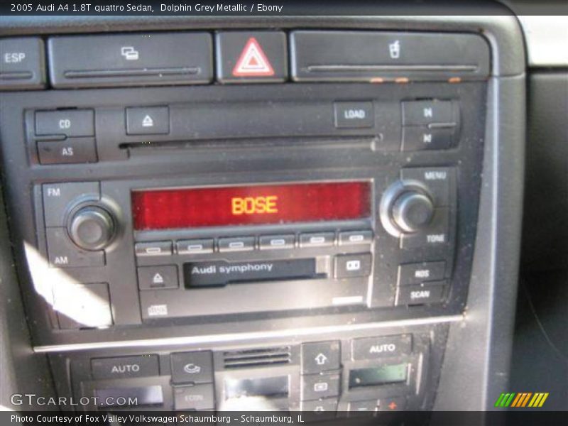 Dolphin Grey Metallic / Ebony 2005 Audi A4 1.8T quattro Sedan