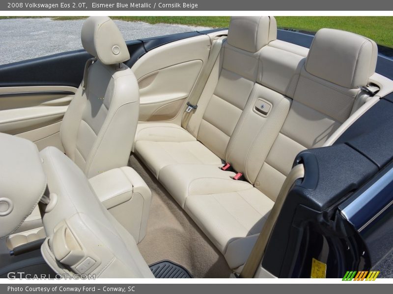 Eismeer Blue Metallic / Cornsilk Beige 2008 Volkswagen Eos 2.0T