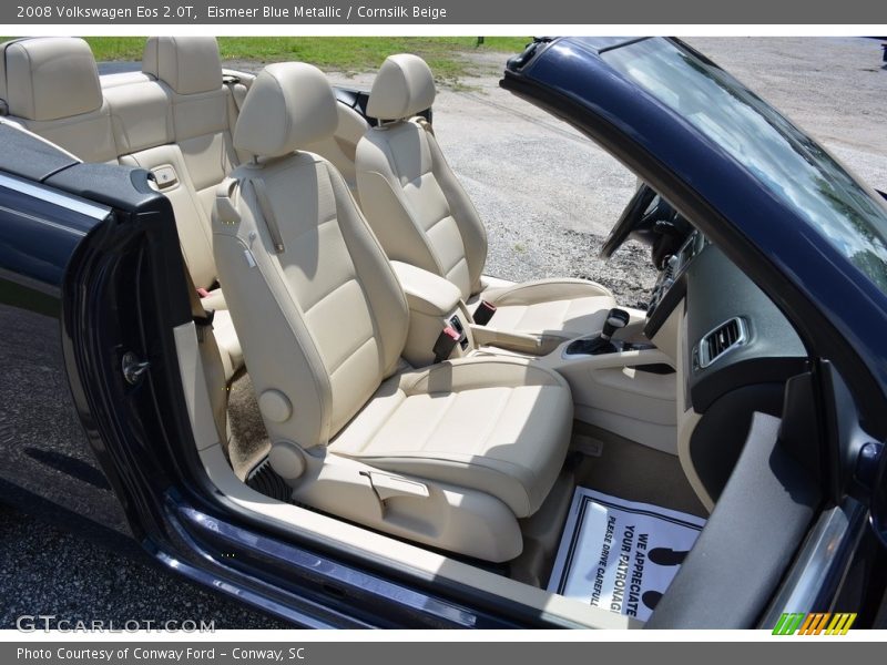 Eismeer Blue Metallic / Cornsilk Beige 2008 Volkswagen Eos 2.0T