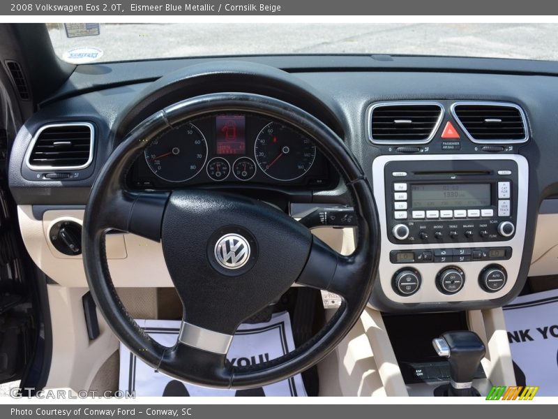 Eismeer Blue Metallic / Cornsilk Beige 2008 Volkswagen Eos 2.0T