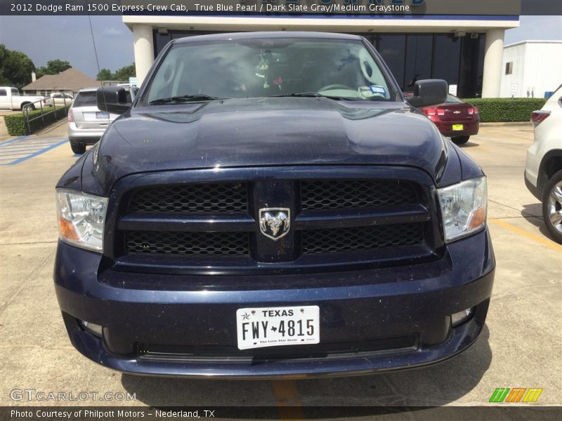 True Blue Pearl / Dark Slate Gray/Medium Graystone 2012 Dodge Ram 1500 Express Crew Cab