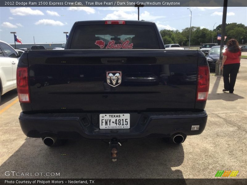 True Blue Pearl / Dark Slate Gray/Medium Graystone 2012 Dodge Ram 1500 Express Crew Cab