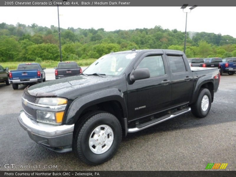 Black / Medium Dark Pewter 2005 Chevrolet Colorado LS Crew Cab 4x4