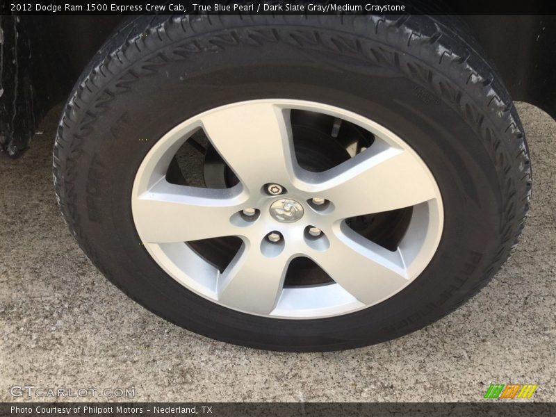 True Blue Pearl / Dark Slate Gray/Medium Graystone 2012 Dodge Ram 1500 Express Crew Cab