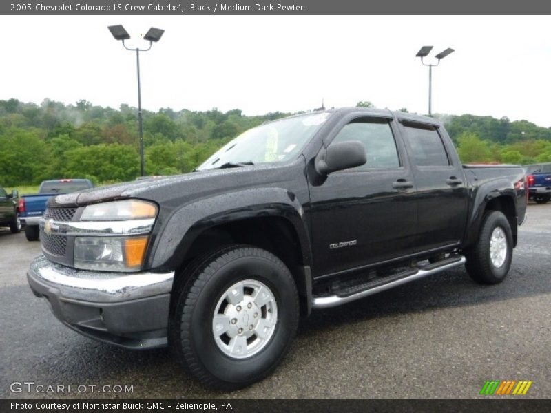 Black / Medium Dark Pewter 2005 Chevrolet Colorado LS Crew Cab 4x4