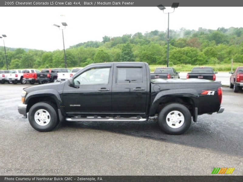 Black / Medium Dark Pewter 2005 Chevrolet Colorado LS Crew Cab 4x4