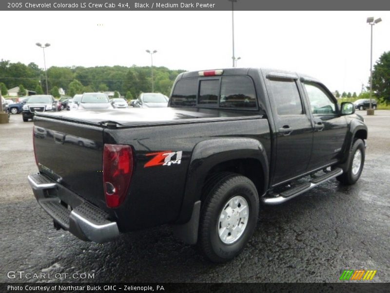 Black / Medium Dark Pewter 2005 Chevrolet Colorado LS Crew Cab 4x4