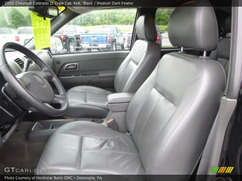 Black / Medium Dark Pewter 2005 Chevrolet Colorado LS Crew Cab 4x4