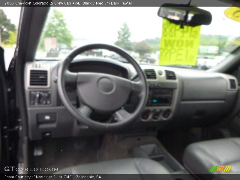 Black / Medium Dark Pewter 2005 Chevrolet Colorado LS Crew Cab 4x4