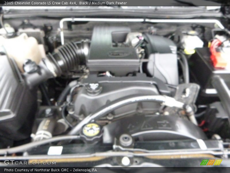 Black / Medium Dark Pewter 2005 Chevrolet Colorado LS Crew Cab 4x4