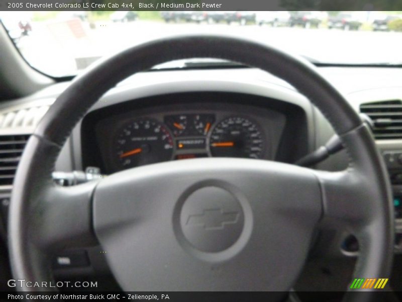 Black / Medium Dark Pewter 2005 Chevrolet Colorado LS Crew Cab 4x4