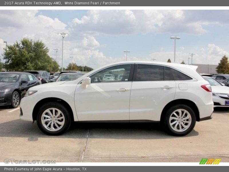 White Diamond Pearl / Parchment 2017 Acura RDX Technology AWD