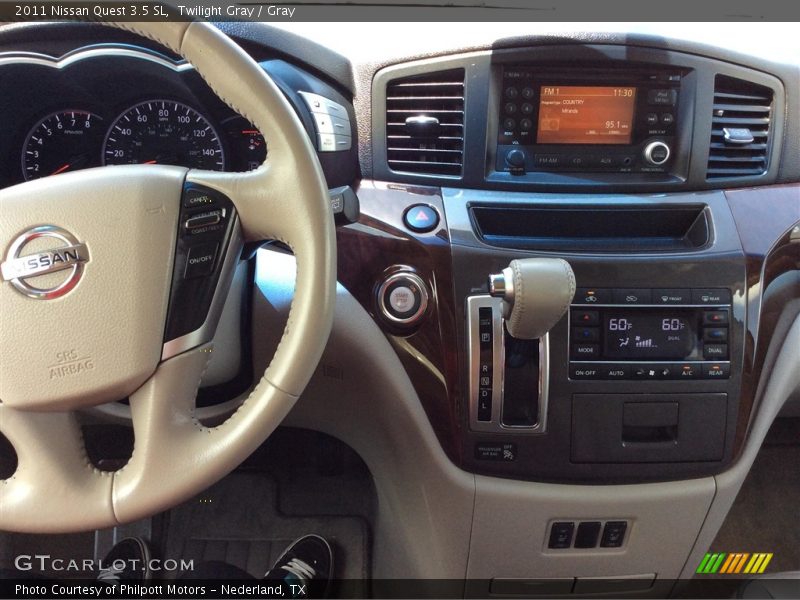 Twilight Gray / Gray 2011 Nissan Quest 3.5 SL
