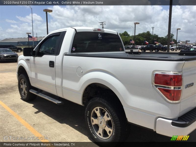 Oxford White / Medium Stone 2010 Ford F150 STX Regular Cab 4x4